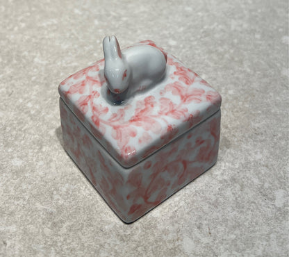 Covered Bunny Jar