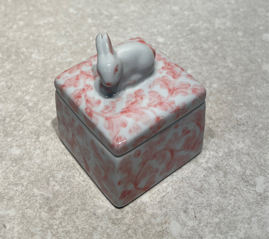Covered Bunny Jar
