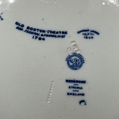 Antique Blue Plate