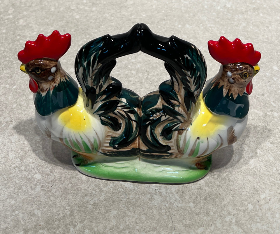 Vintage Rooster Oil & Vinegar