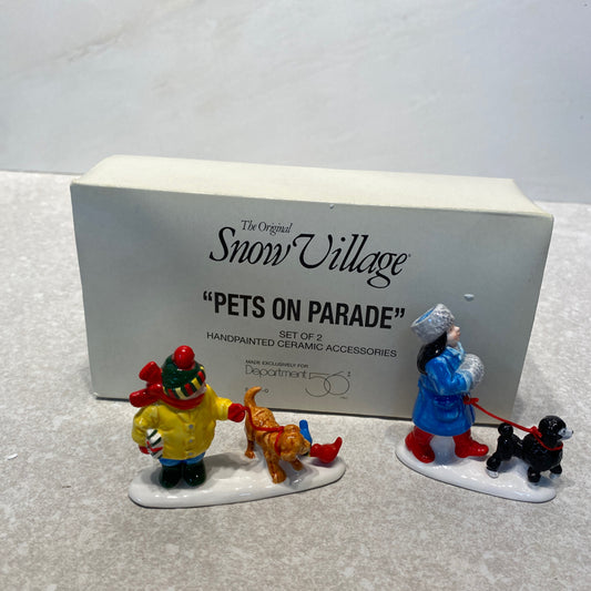 Dept. 56 Pets on Parade