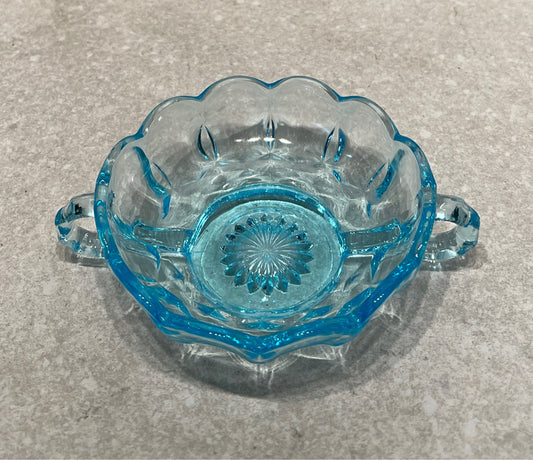Blue Handled Dish