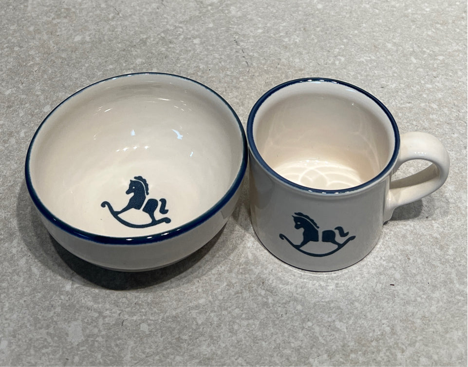 Pfaltzgraff Child's Mug and Bowl