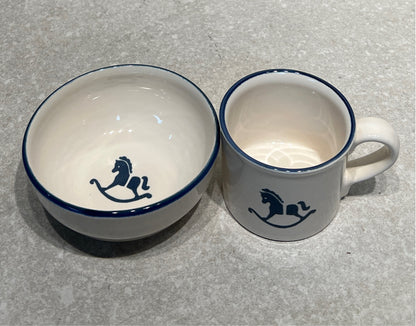 Pfaltzgraff Child's Mug and Bowl