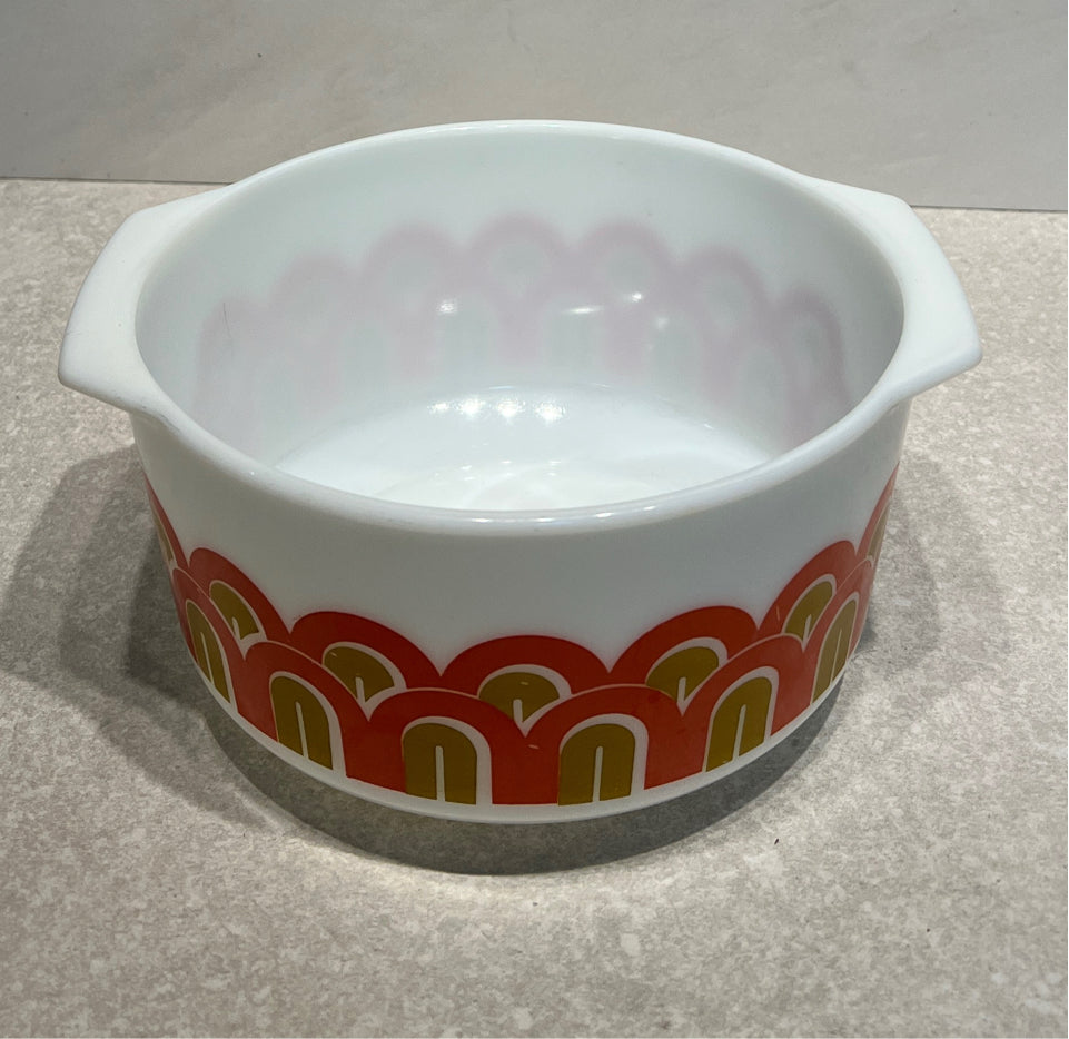 Pyrex Fish Scale Bowl 344 - No Cover