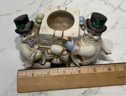 Lenox Snowman Votive Holder