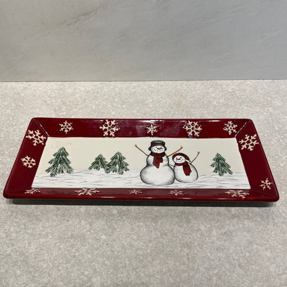 Snowman Tray