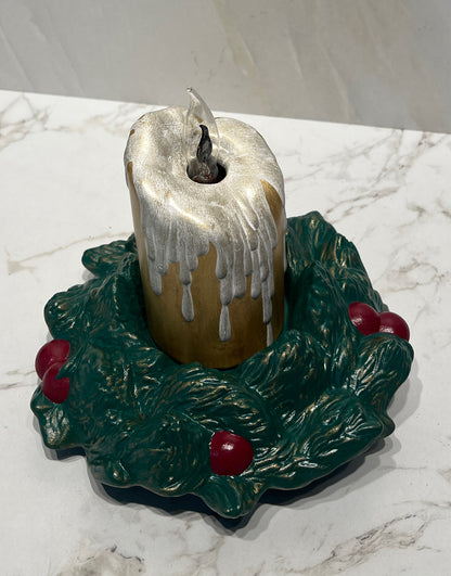 Vintage Ceramic Candle