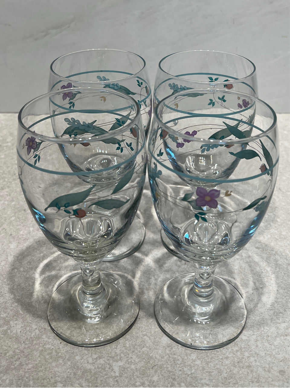 Set of 4 Pfaltzgraff Ice Tea Glasses