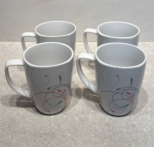 Set of 4 Corelle Mugs
