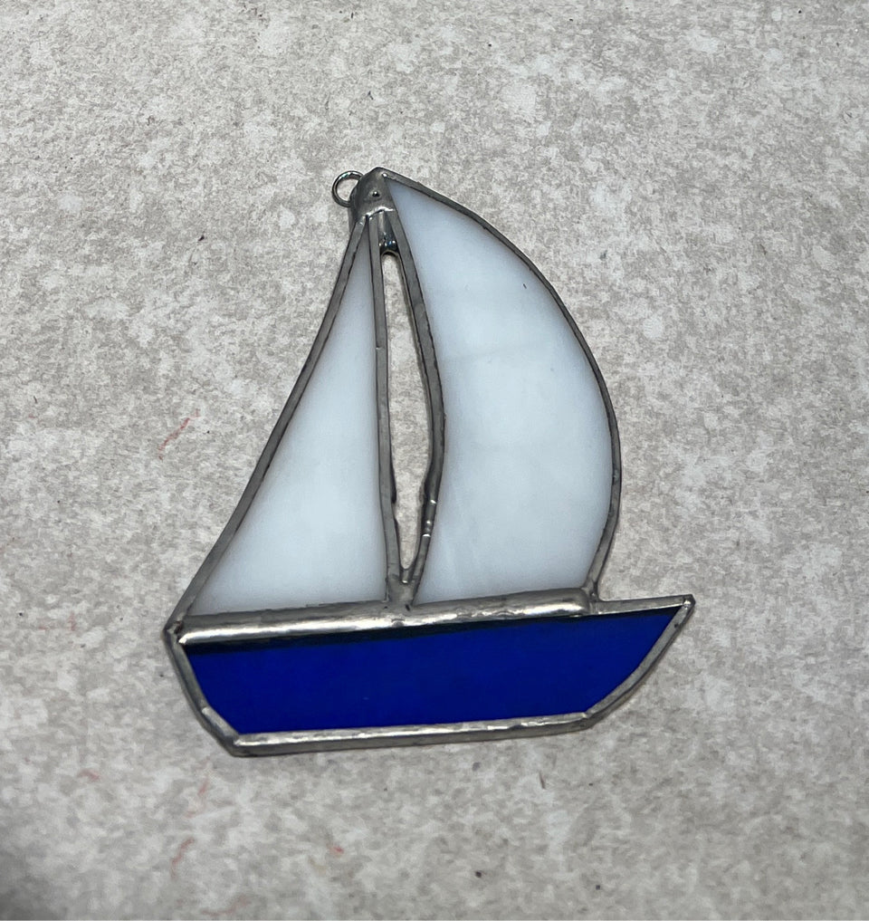 Sailbaot Stain Glass