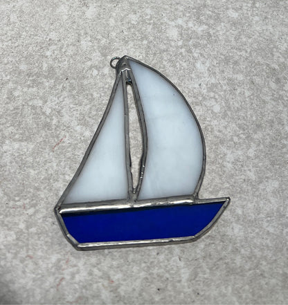 Sailbaot Stain Glass