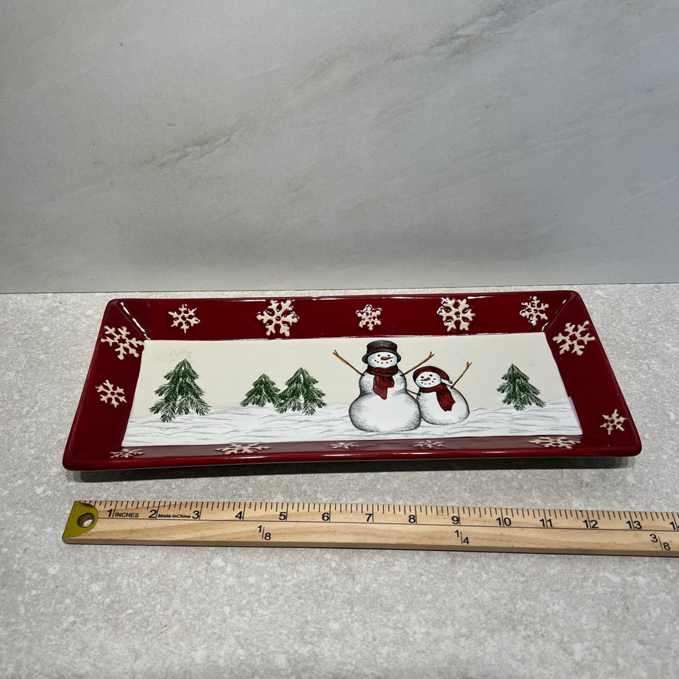 Snowman Tray