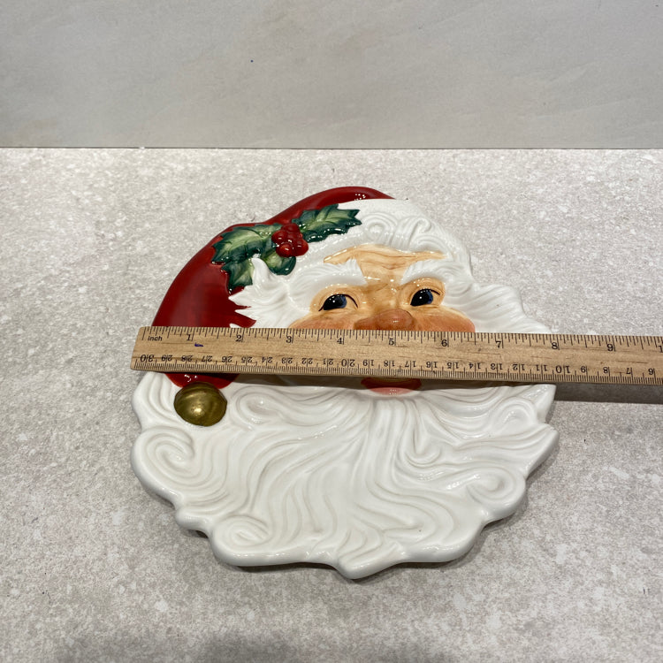Fitz and Floyd Santa Plate