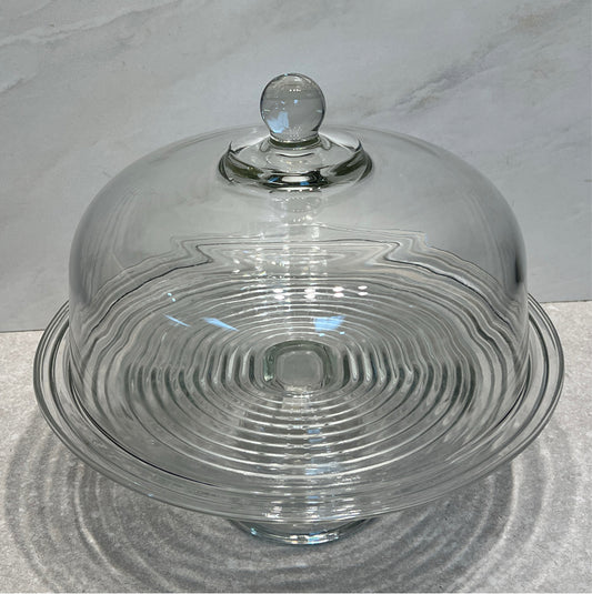 Covered Cake Plate