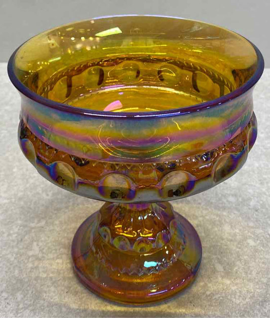 Carnival Glass Compote