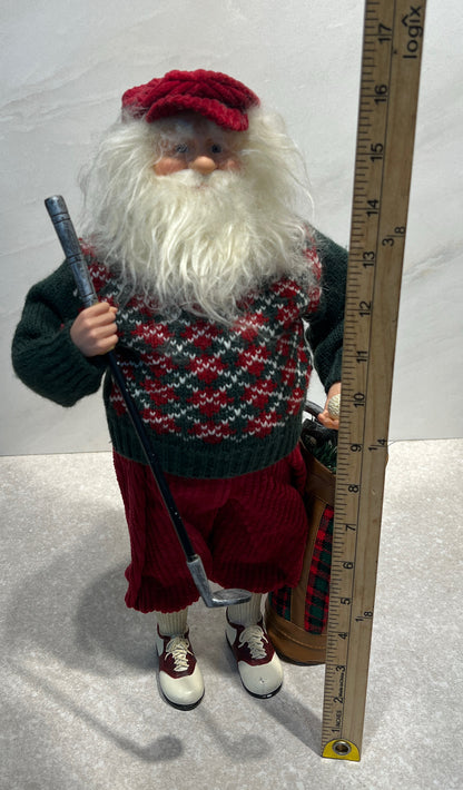 Golfing Santa