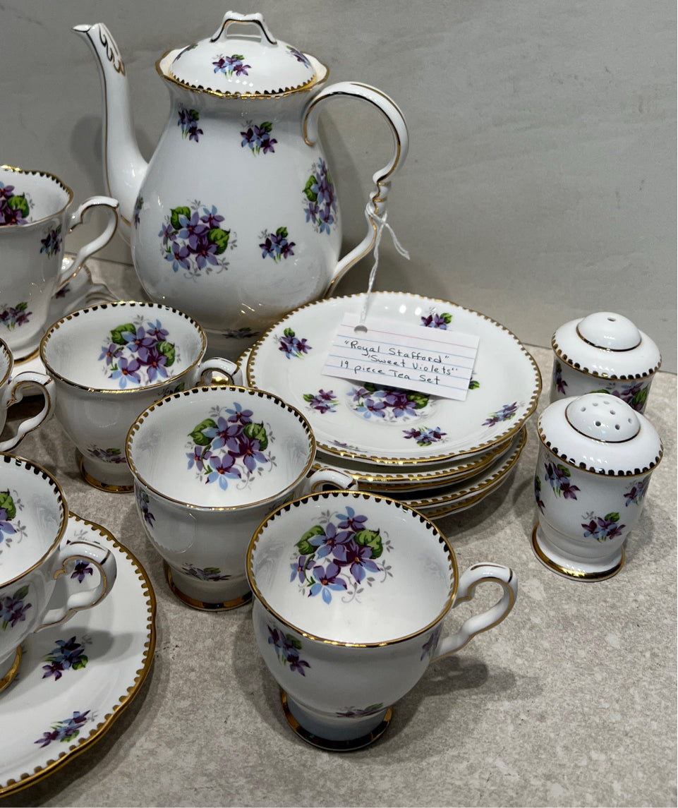 Sweet Violets Tea Set