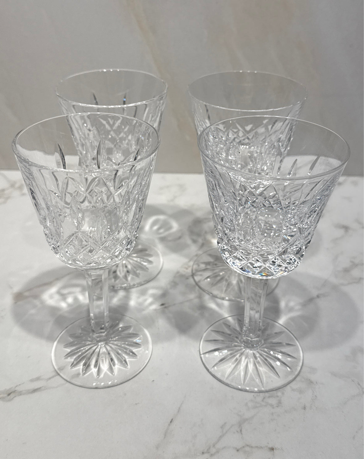 Set of 4 Waterford Glasses