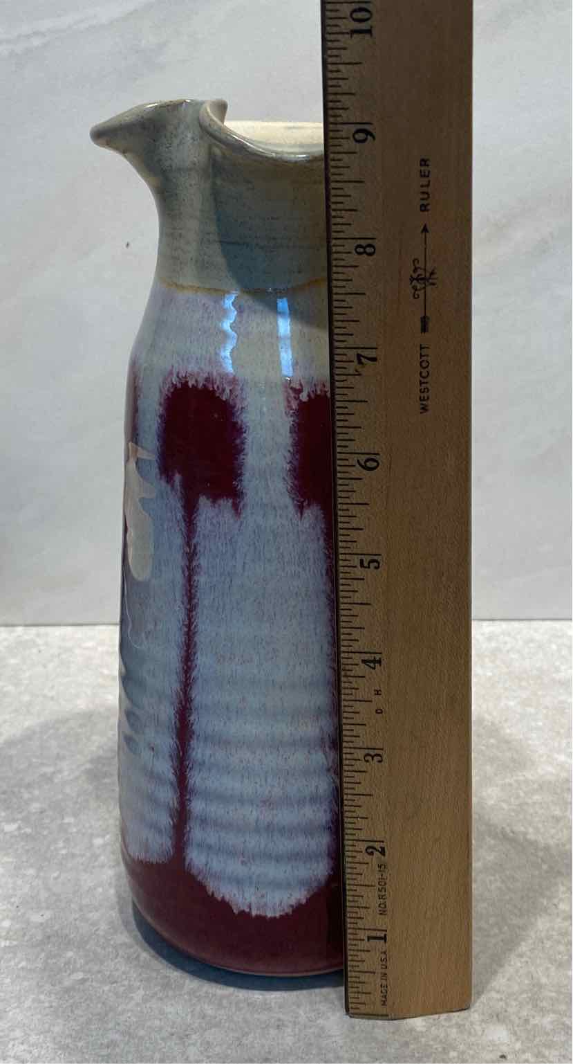 Signed Pottery Pitcher