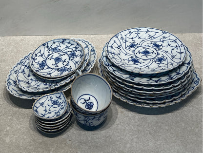 Blue And White CHina Set