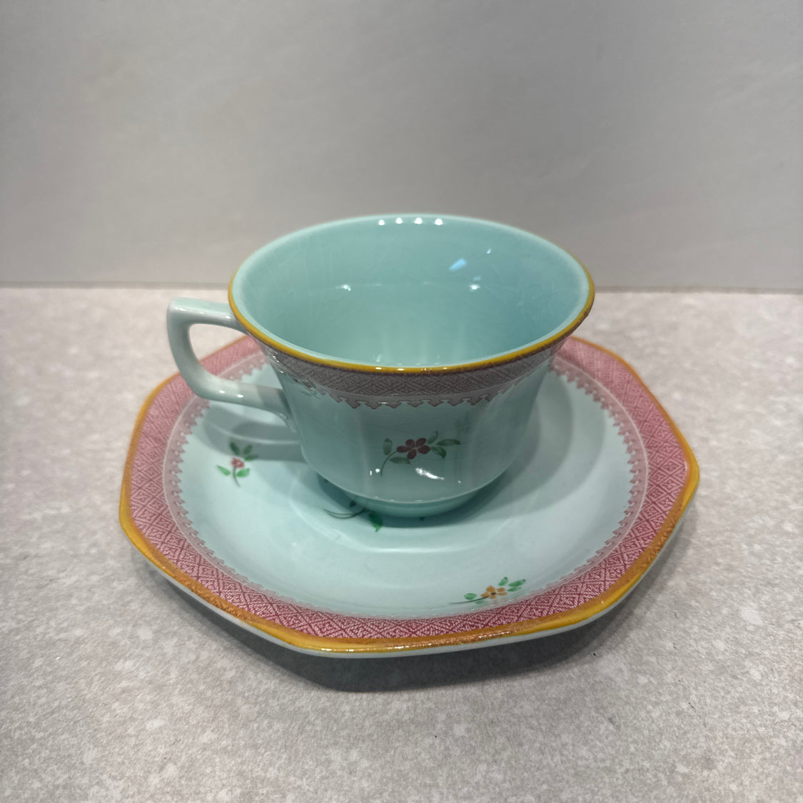 Cup And Saucer Calyx Ware