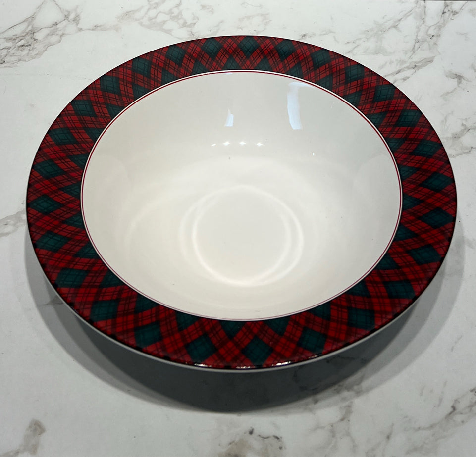 Plaid Bowl