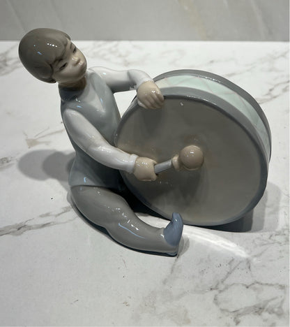 Lladro Boy Playing Drum