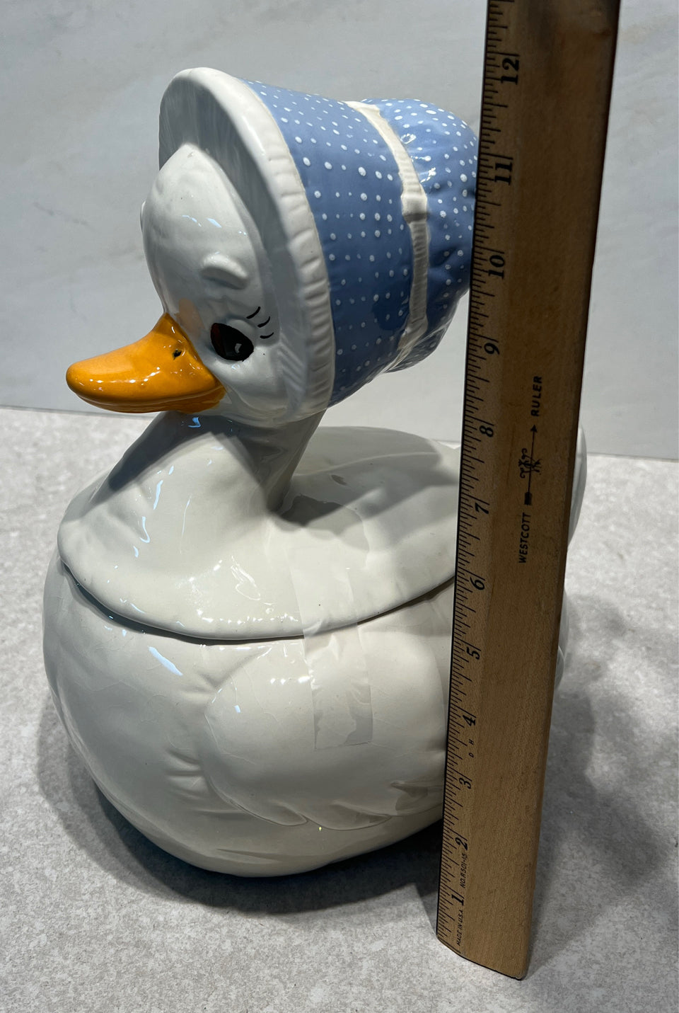 Covered Duck Cookie Jar