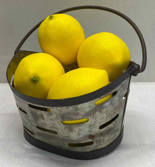Basket With Lemons