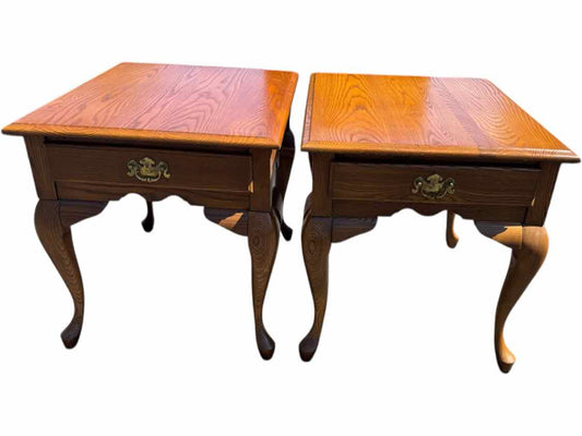 Set of 2 End Table With Drawer
