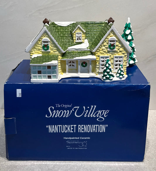 Dept. 56 Nantucket Renovation