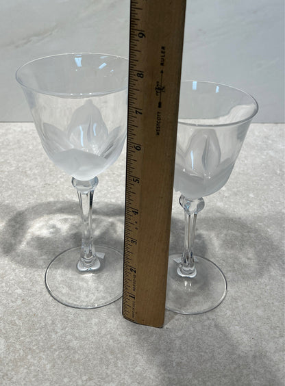 Set of 3 Crystal Glasses