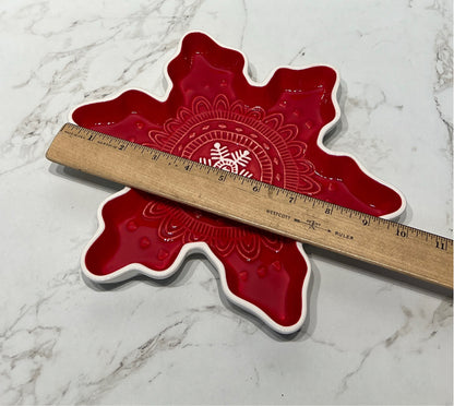 Snowflake Plate