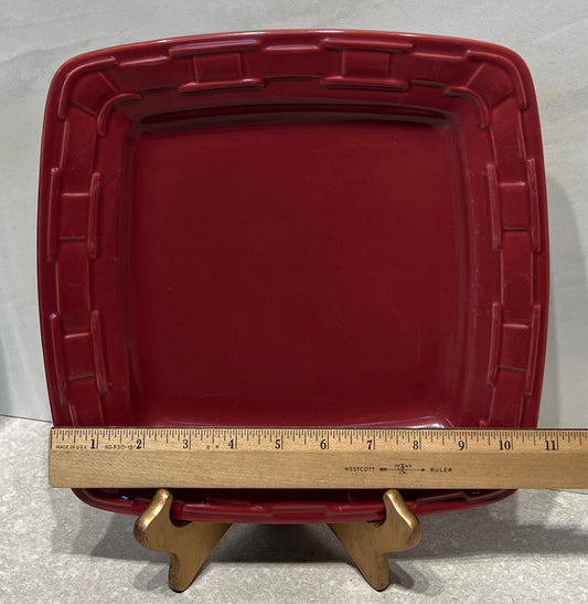 Set Of 4 Longaberger Plates (As-Found)