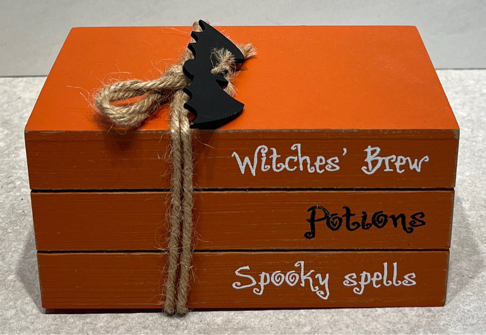 Sppoky Wooden Books