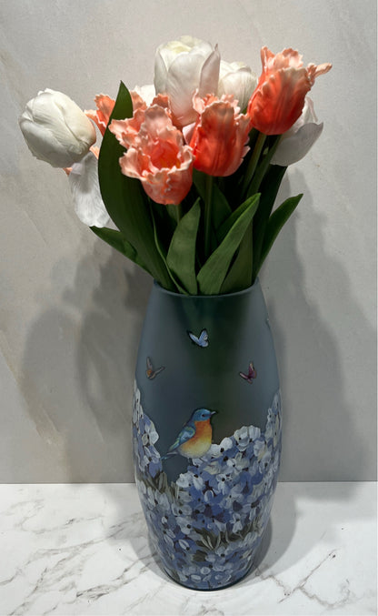 Vase with Artificial Decor