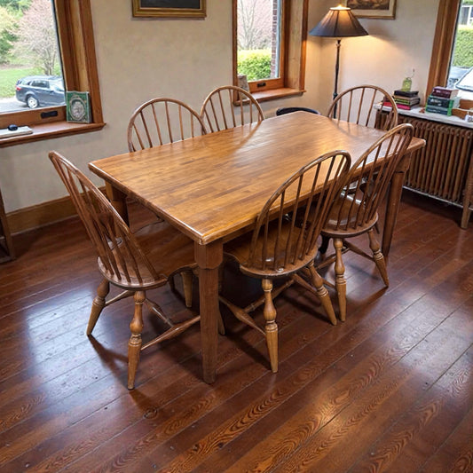 Table And 6 Chairs Eastern Butcheblock