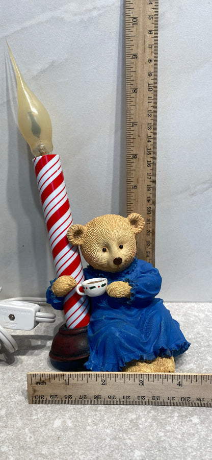Bear Shelf Sitter Lamp