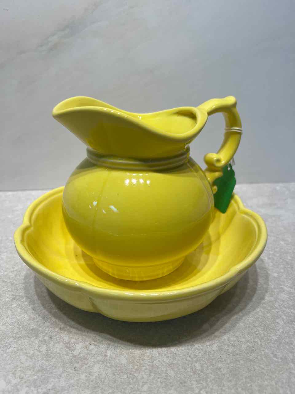 McCoy Yellow Pitcher and Bowl