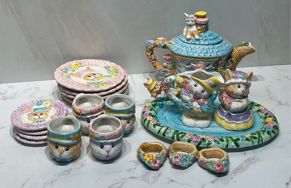 Rabbit Tea Set