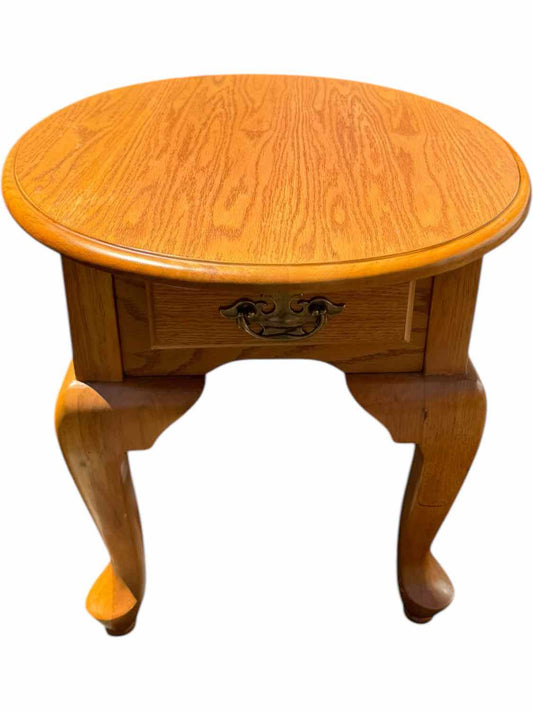 Oak End Table