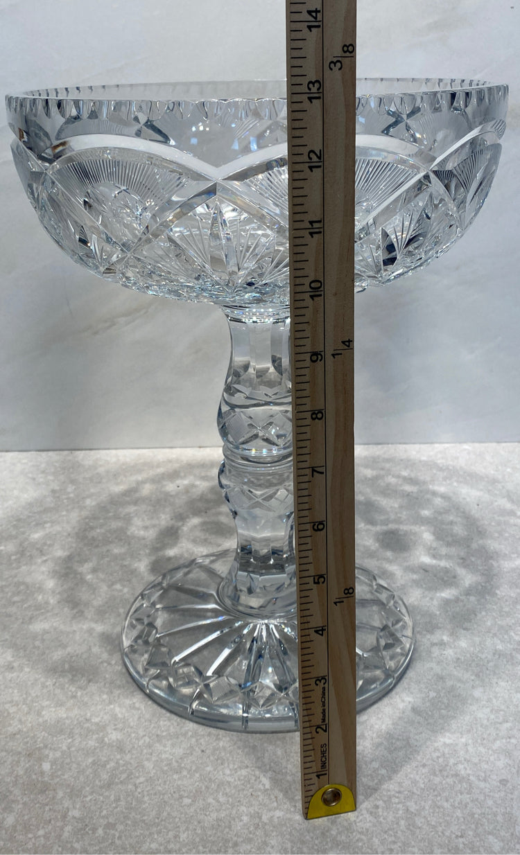 Crystal Large Pedestal Dish