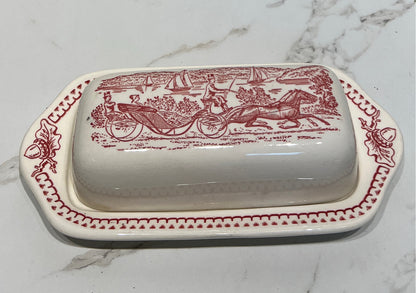 Memory Lane Butter Dish