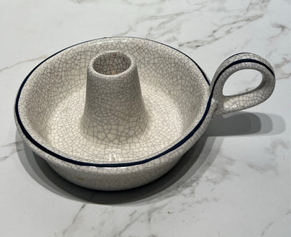 Dedham Pottery Candle Holder