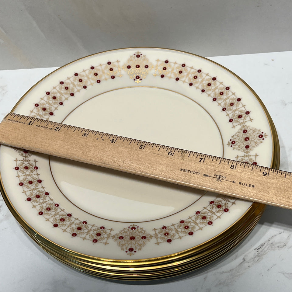 Set of 6 Lenox Dimensions Eternal Plates 9 3/4"