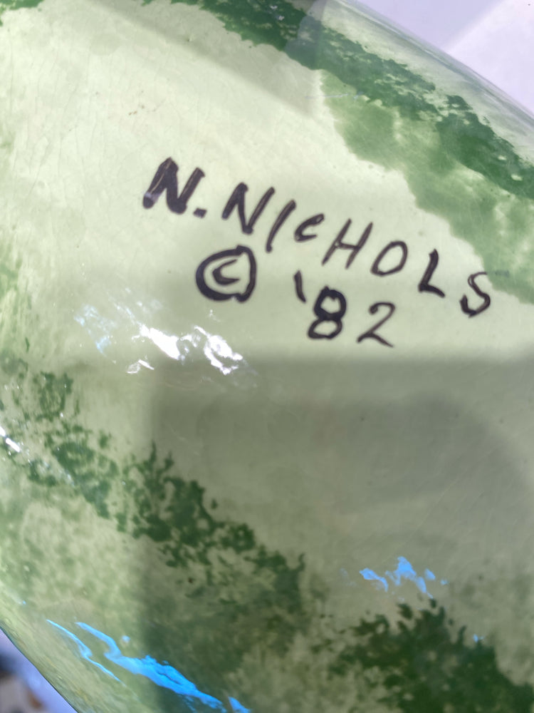 Decorative Fruit Platter - Signed Nichols