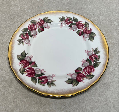 England "Fuchsia" Plate