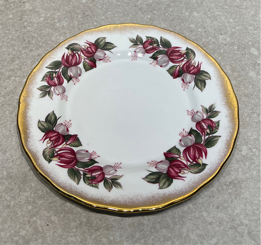 England "Fuchsia" Plate