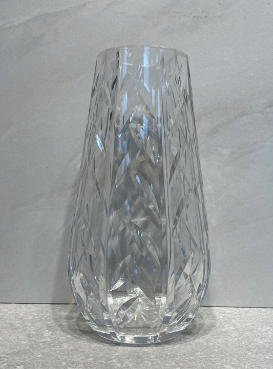 Waterford Diamond Cut Vase